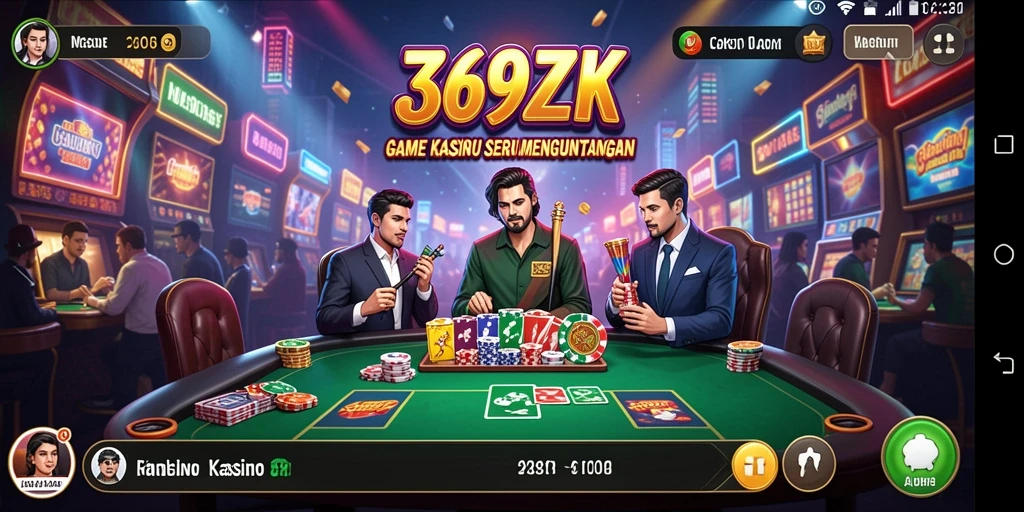 Tampilan gameplay menarik di aplikasi 369ZK kasino.