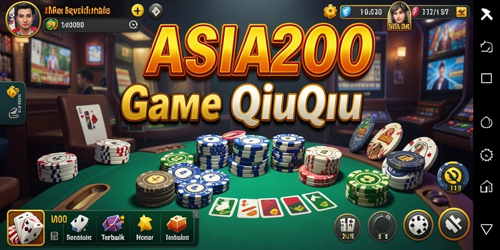 Tampilan screenshot ASIA200 dengan gameplay QiuQiu yang menarik.