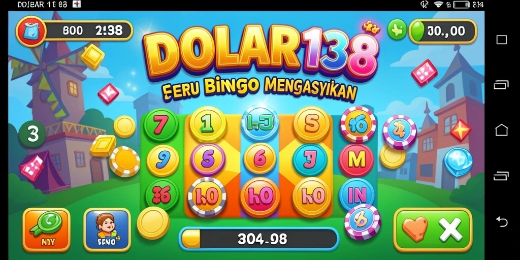 Screenshot gameplay DOLAR138 yang menampilkan suasana permainan Bingo.