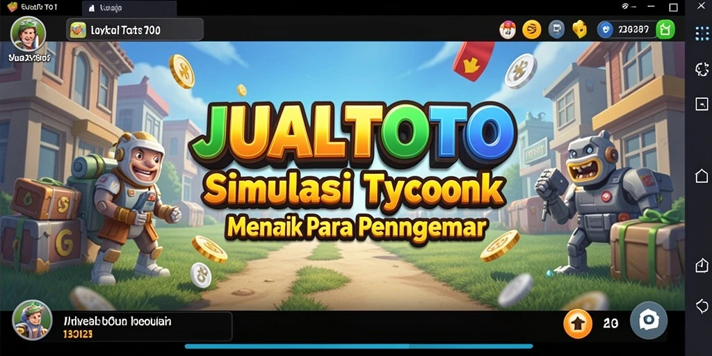 Tangkapan layar utama JUALTOTO menampilkan gameplay seru dan menarik.