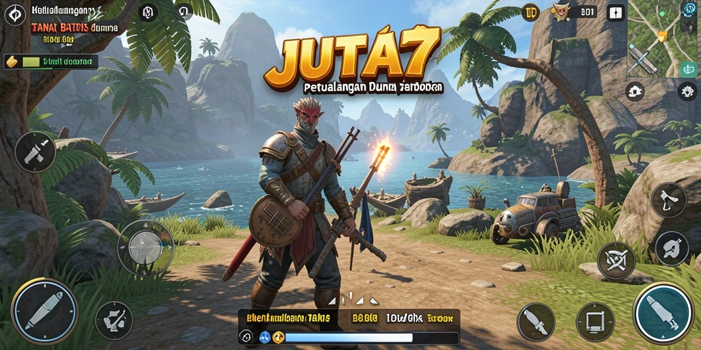 Tampilan gameplay menakjubkan dalam dunia terbuka JUTA7.