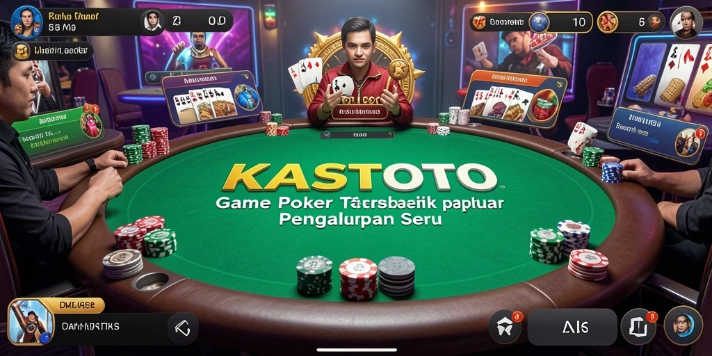 Tampilan gameplay KASTOTO yang seru dan mendebarkan.