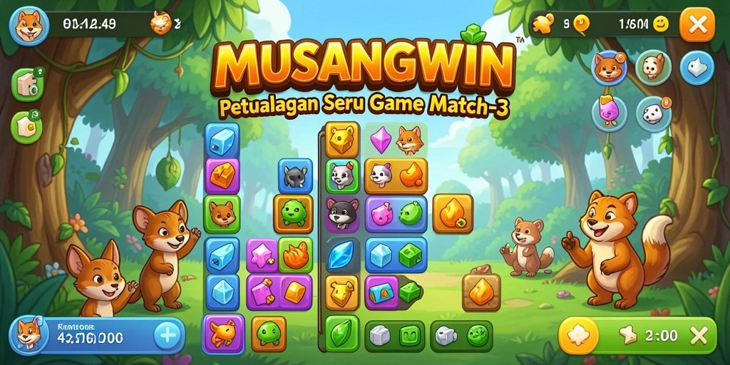 Gameplay seru dan menantang di MUSANGWIN.