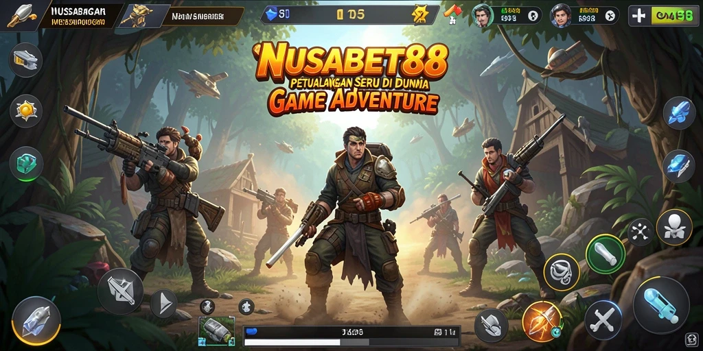 Tampilan gameplay seru NUSABET88 di dunia petualangan.