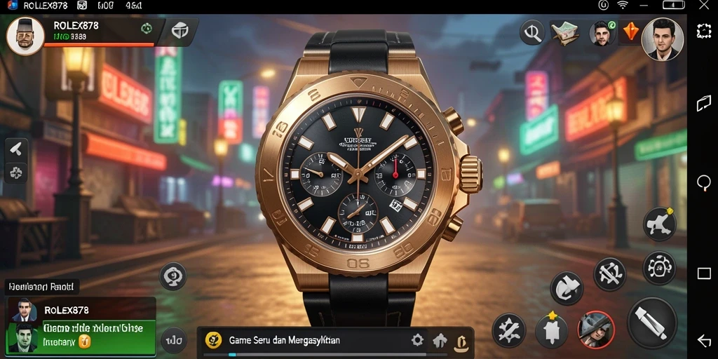 Tampilan gameplay ROLEX878 yang menarik dan menghibur.