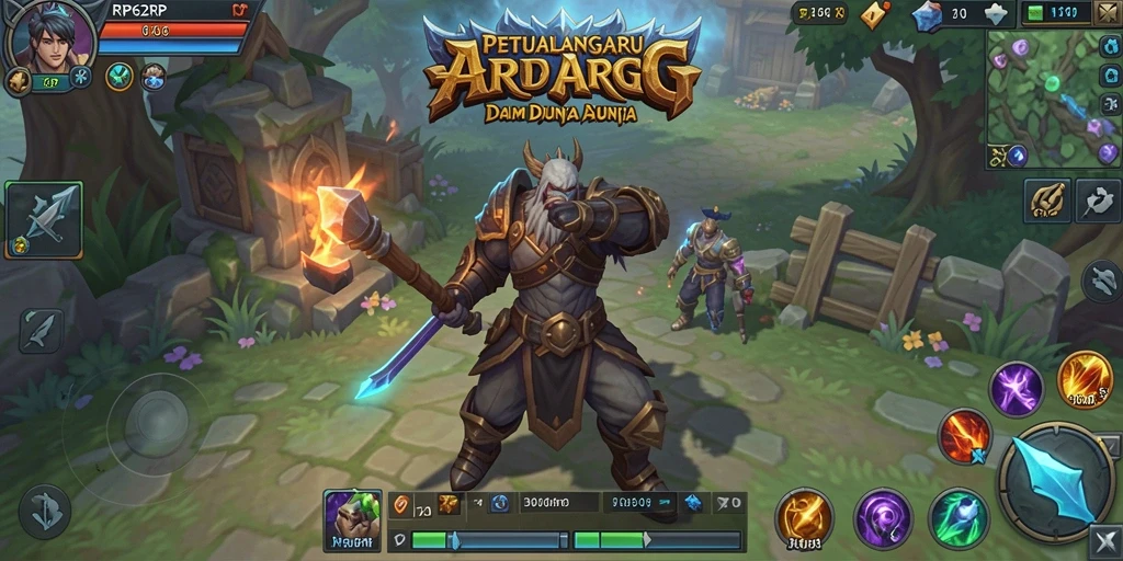 Tampilan gameplay menakjubkan dari RP62RP yang penuh aksi.